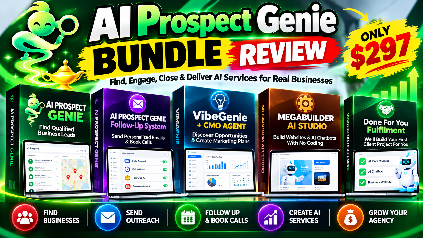 AI Prospect Genie Bundle Review 2026: