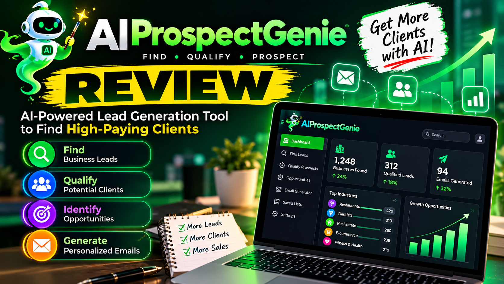 AI Prospect Genie Review 2026: Features, Pricing, Pros & Cons